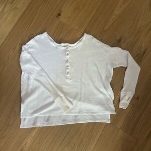 White Henley T-Shirt  from Offline by Aerie